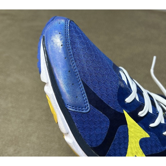 Mizuno Wave Rider 17 Men's 12 Blue/yellow/white - Picture 9 of 12